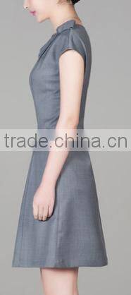 2016 New Summer Professional Corset Short Sleeve Formal Wrap Skirt for Women Office Ladies