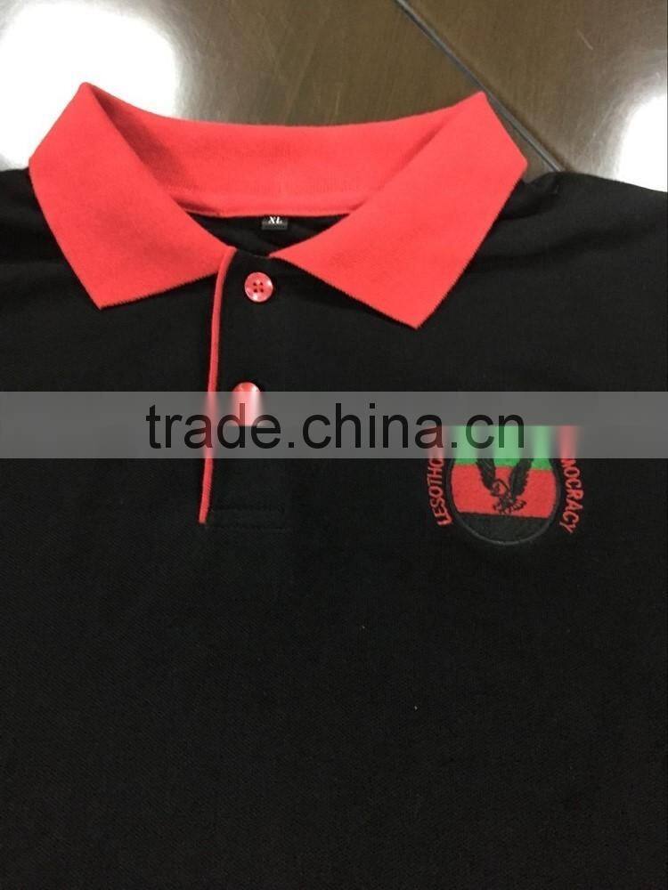Cotton blank polo uniform shirt Custom Mens Polo T-shirts