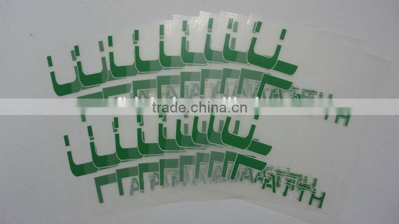 High quality custom t shirt heat transfer label