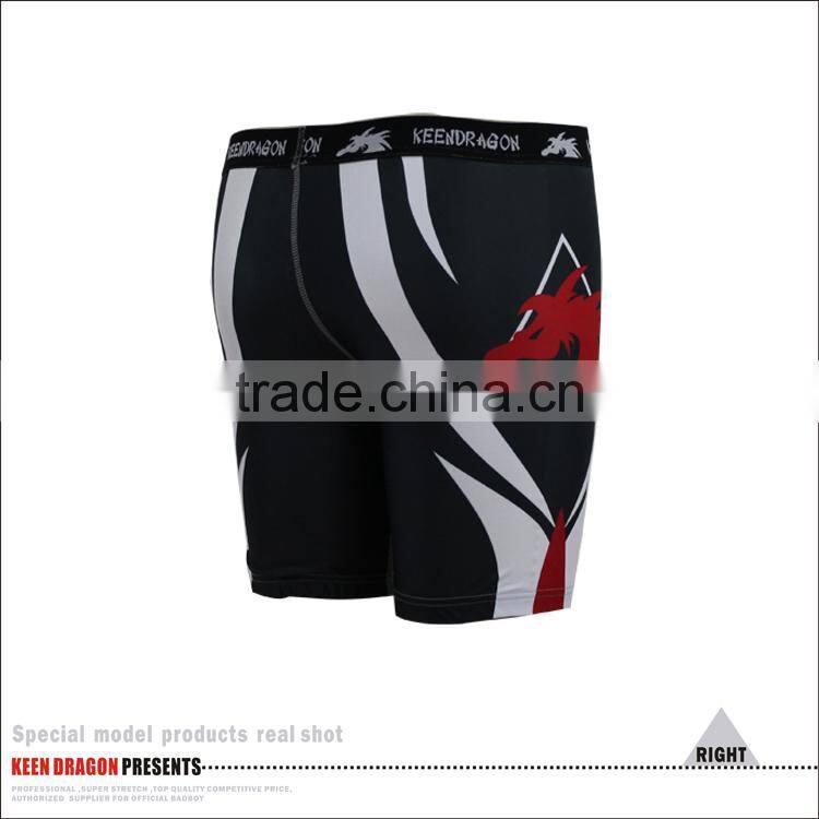new design mma sportswear professional cheap compression shorts