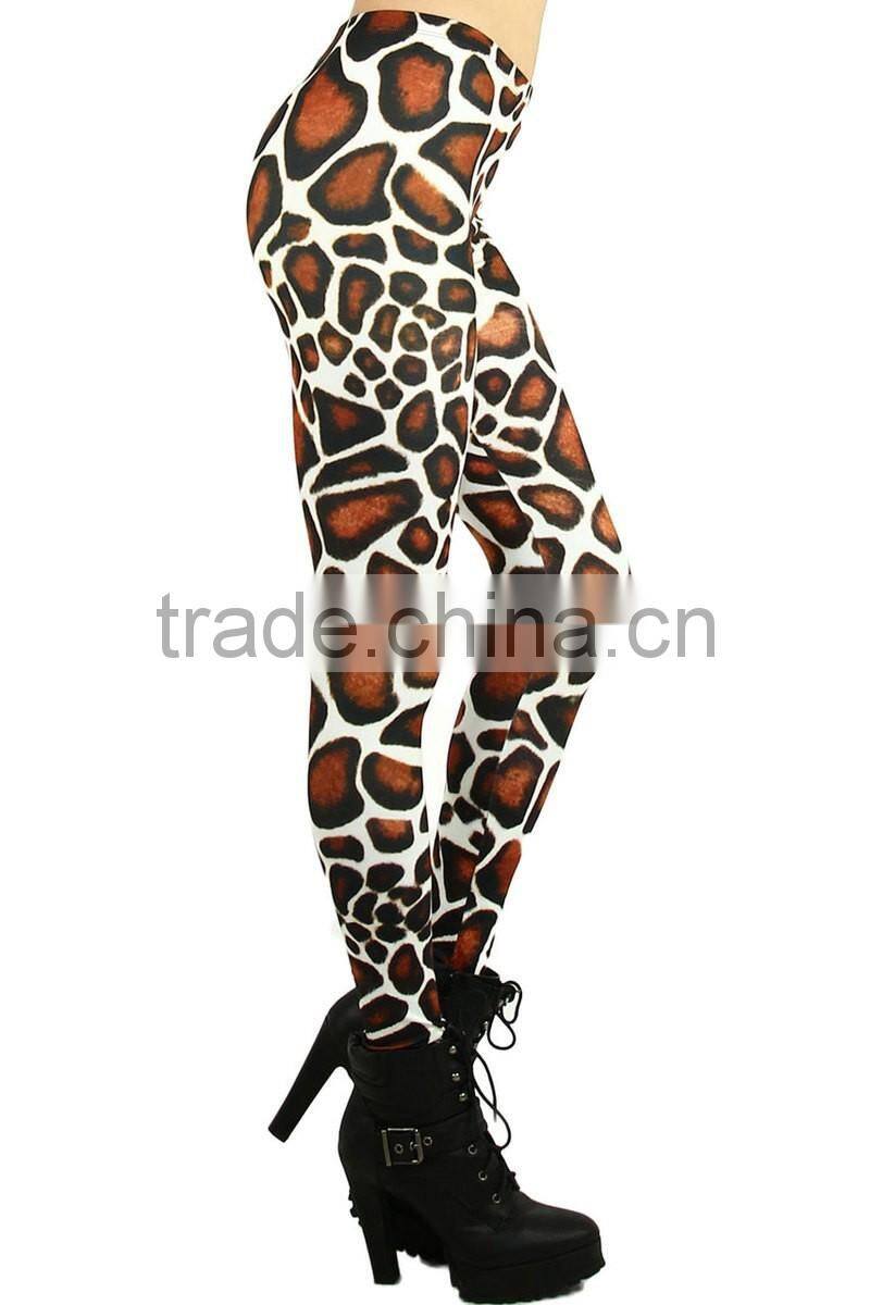 MGOO Custom Made Sublimation Print Leggings For Ladies Sportwear Yoga Leggings High Waist Polyester Spandex