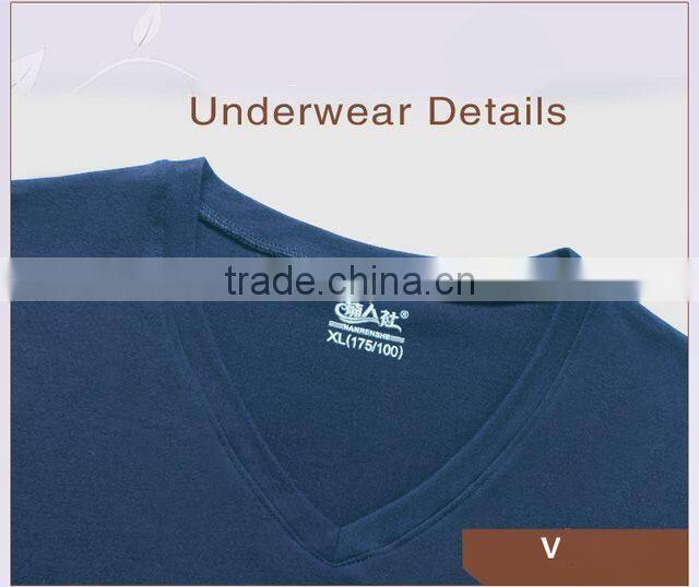 v-neck long johns underwear