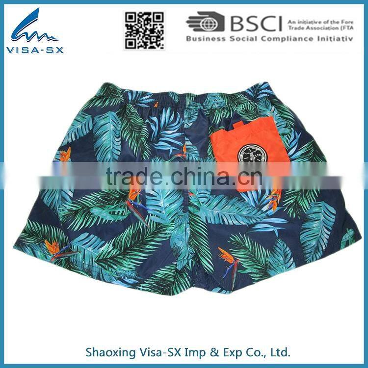 Custom swim shorts,100% polyester swim shorts
