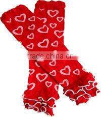 2014 Wholesale Baby Leggings Baby Leg Warmers Monster Gloves Pink Zebra Cotton Ruffle Leg Warmers For Kids