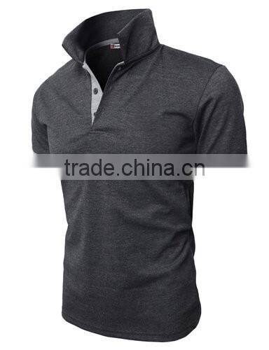 Promotional custom embroidered logo and printing polo shirt 100% cotton