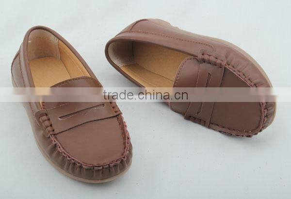 Shenzhen rubber sole baby and children cssual boat shoes