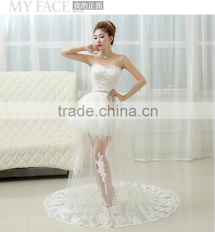 Sexy see through lace girls evening dress