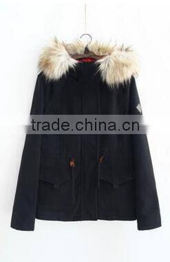 Runwaylover EY0986C fashion woman clothes fur collar women winter thick padded parka jacket