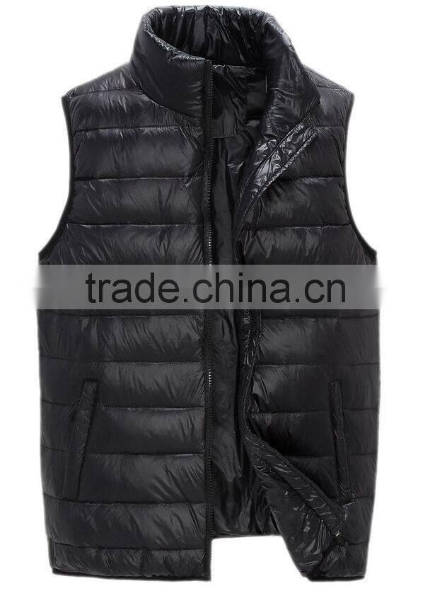OEM services warm keeper waistcoats winter men duck down vest