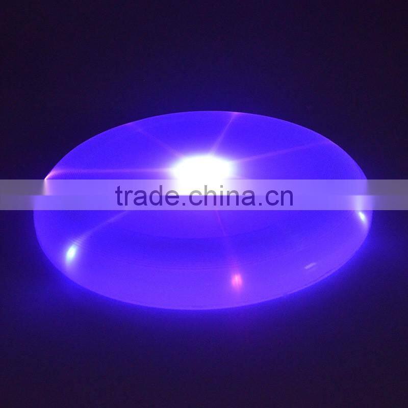 New arrival silicone pet toys frisbee, led dog frisbee discs