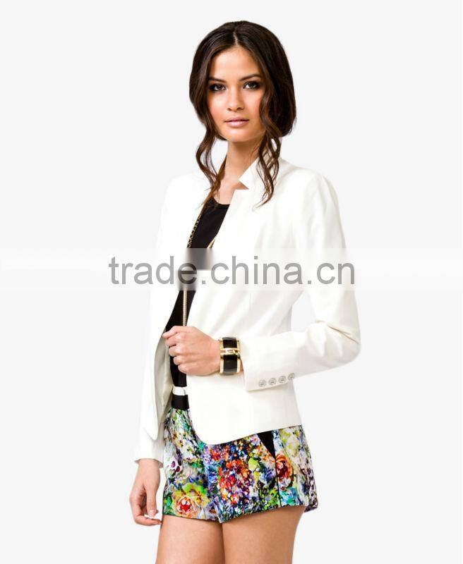 Corporate Open-Front Blazer