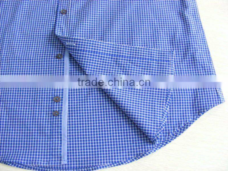 Mens double narrow square collar slim fit shirt