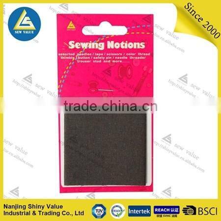 factory price gray iron on clothes patches
