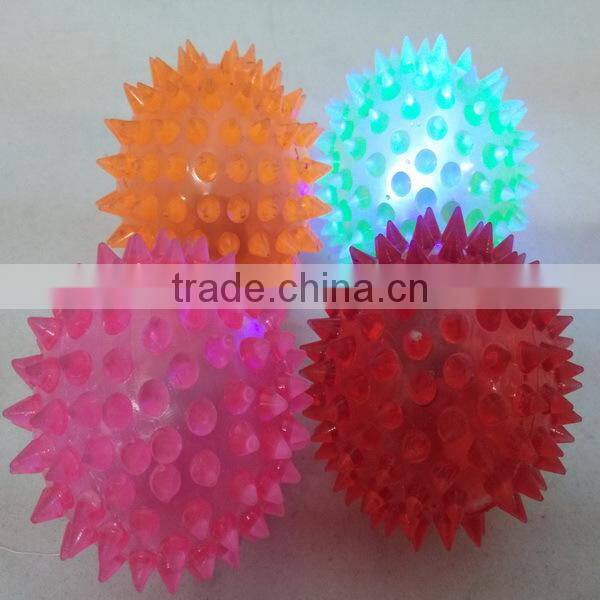 Halloween scary flashing rubber ball