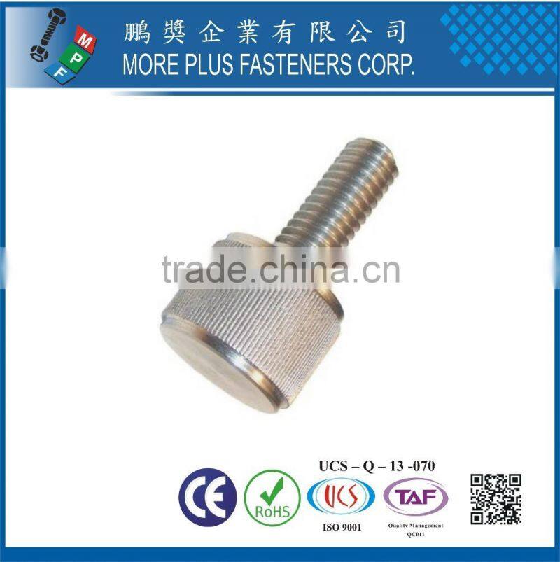Knurled Head Over sized Head Right Hand Threads Thumb Screw
