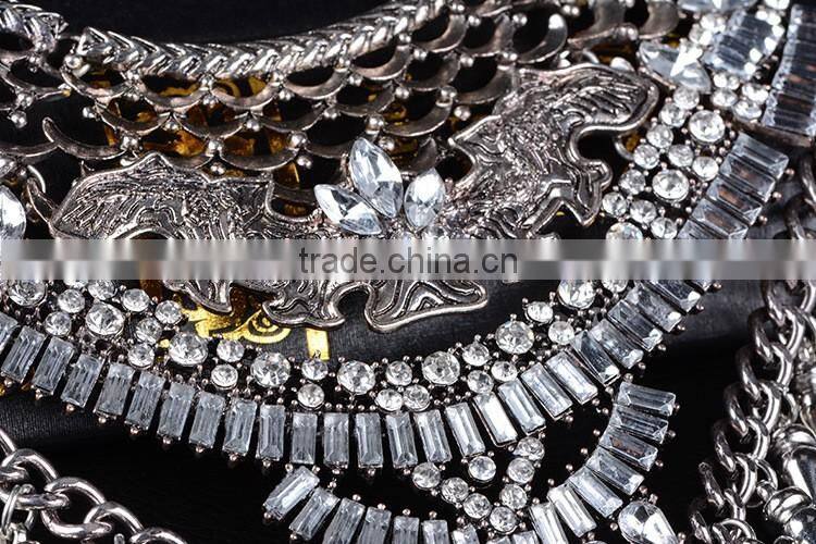 Unique fashion design beautiful lotus flower pendant necklace sliver plated