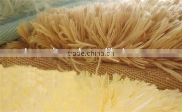 Luxury fashion washable high pile plush carpets and rugs