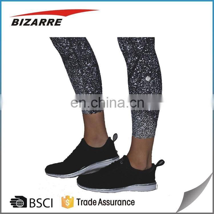 Women fashion poly/spandex dri fit mesh legging yoga pants