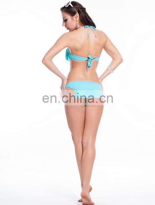 Latest popular factory price bikini high waist
