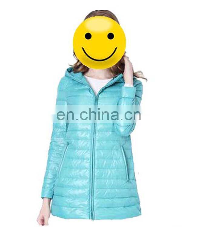 for woman winter wear 90% duck down fill waterproof jacket