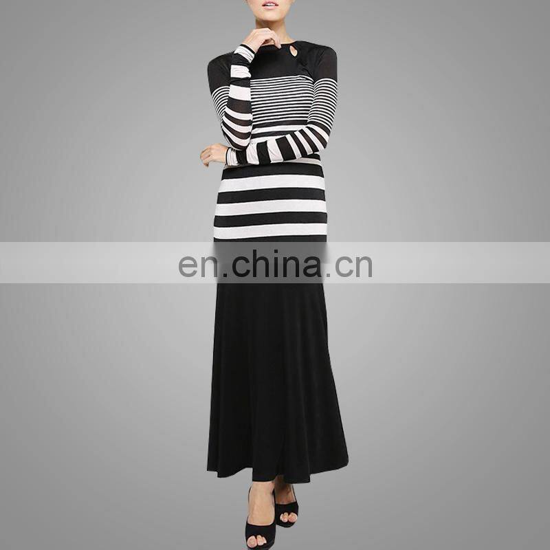 Popular Style Baju Kurung Comfortable Fabric Muslim Baju Suit Elegant Islamic Clothing Online