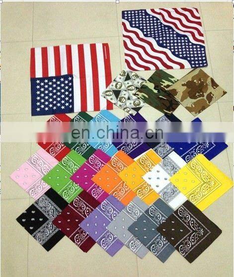 Promotional design custom promotional printed square bandana is hot sale .LS01