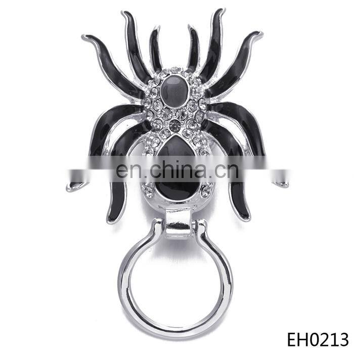 Alibaba Wholesale Animal Eyeglass Holders Black Enamel Animal Eyeglass Holders