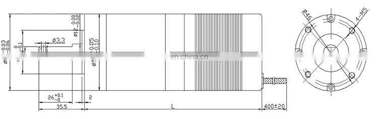 12V 24V 48v 200 watt  with Planetary Reduction Gear Brushless dc motor S904