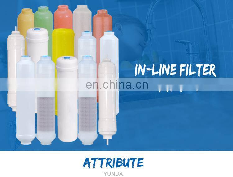 household ceramic water filter in line cartridge filter alkalize water filter
