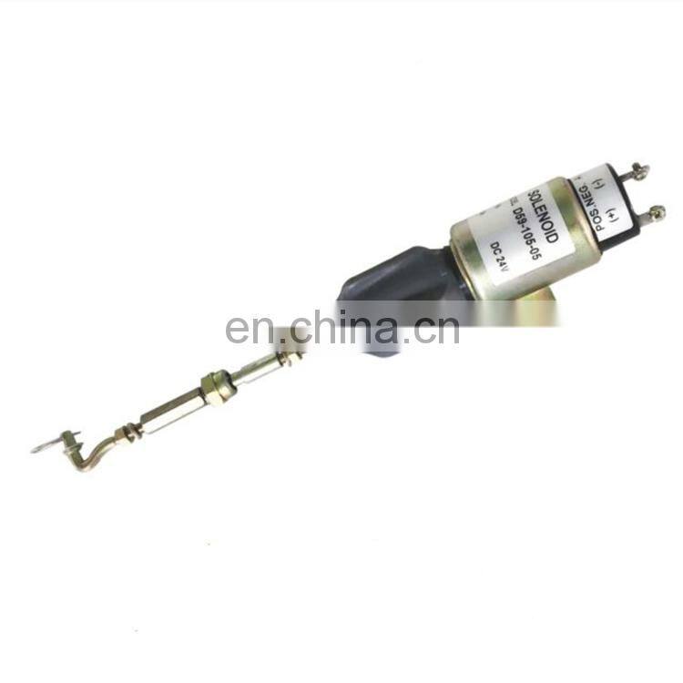 Bus Engine Fuel Shutdown Flameout Solenoid Valve D59-105-05 SK-104U-36 DC24V for Diesel Aftermarket Parts LH-B042