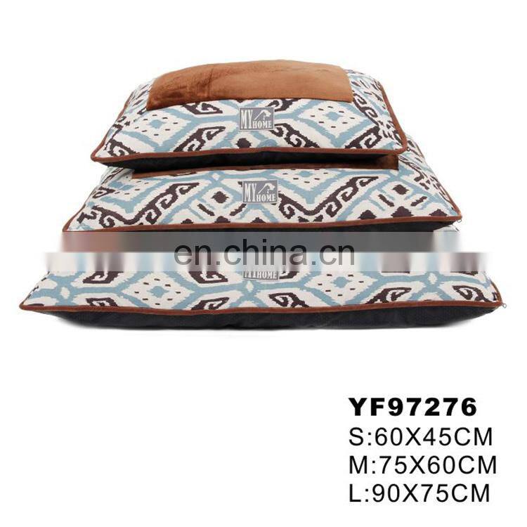 Factory Wholesale Luxury Relax Grey Canvas Dog Bed