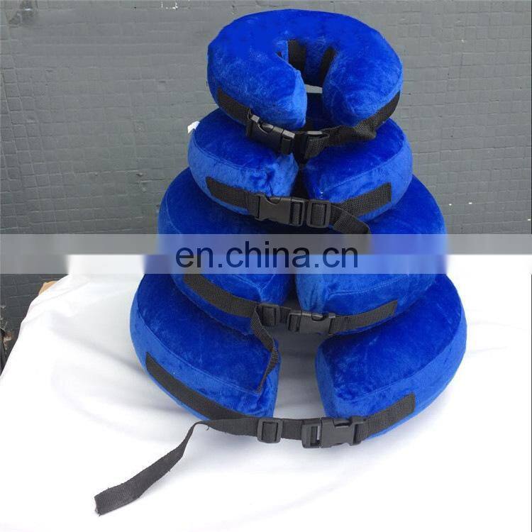 Medical Inflatable Adjustable Neck Cushions For Dogs and Cats Surgery Protection Collar