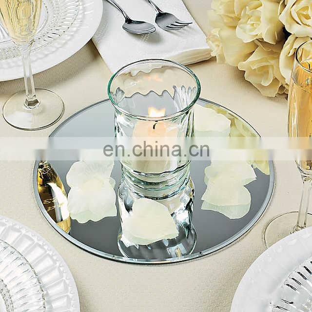 Craft glass mirrors wedding centerpieces with free sample