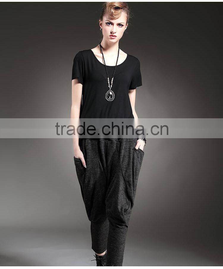 Women Yoga Pants Ladies Harem Yoga Sport Pant Trousers Belly Dance Elastic Waist Boho Wide Leg Pants