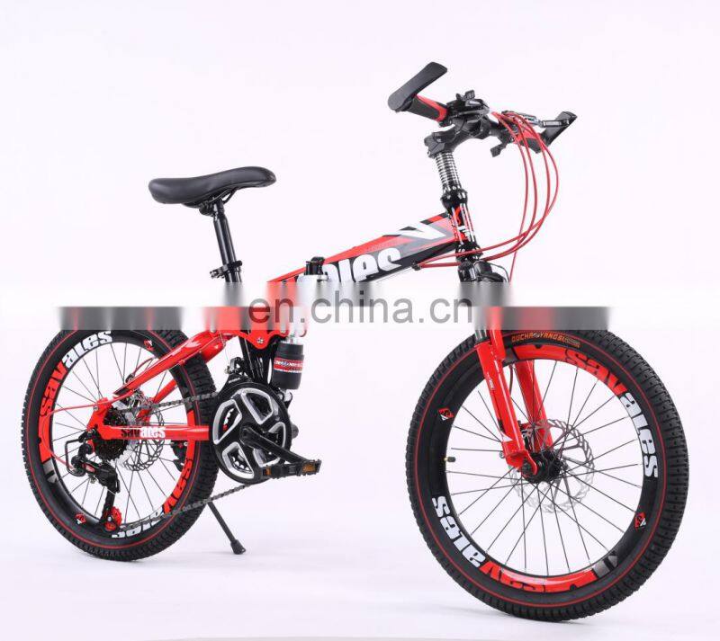 Good quality hot selling steel frame foldable 18 inch children bike with disc brake