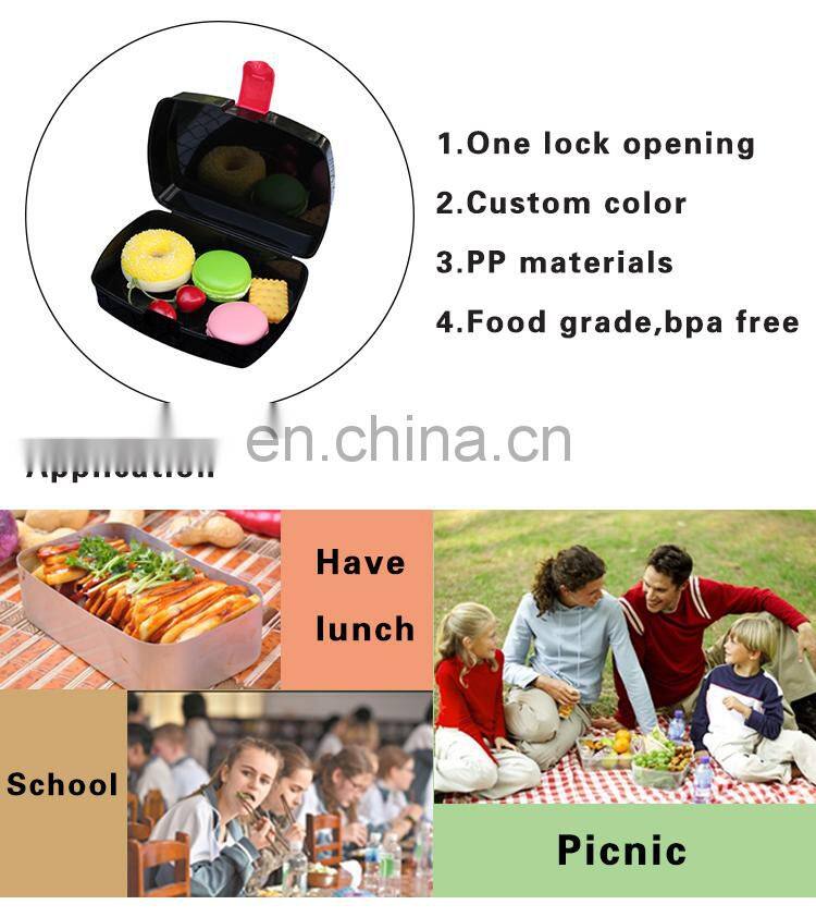 Professional eco friendly easy carry pp adults lunch box children