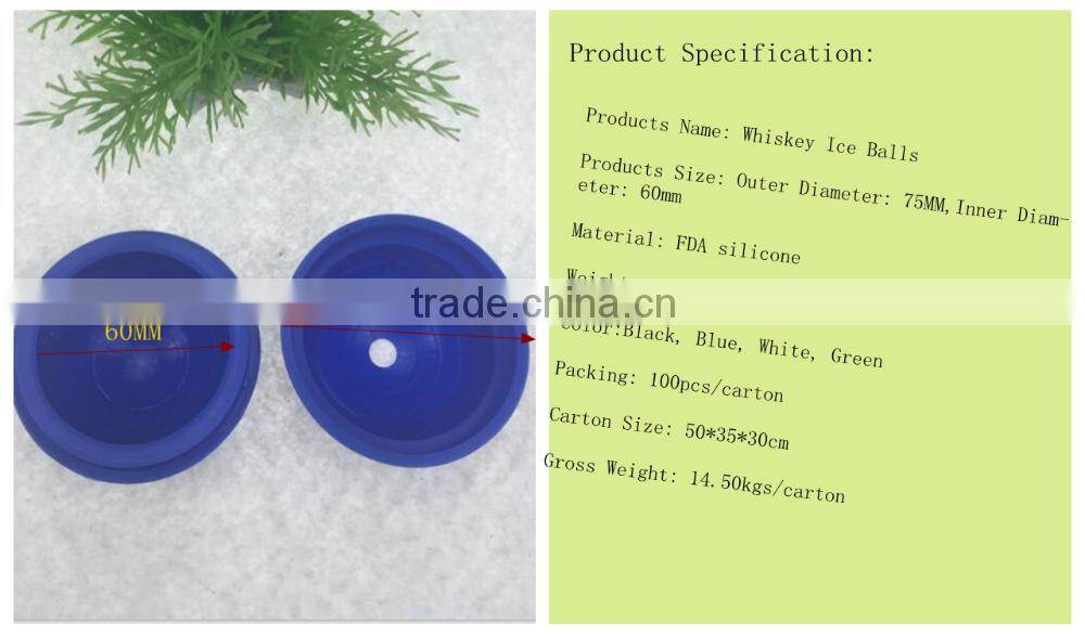 silicone ice cube ball makers& Silicone ball shaped ice cube tray &silicone Ice Ball Mold