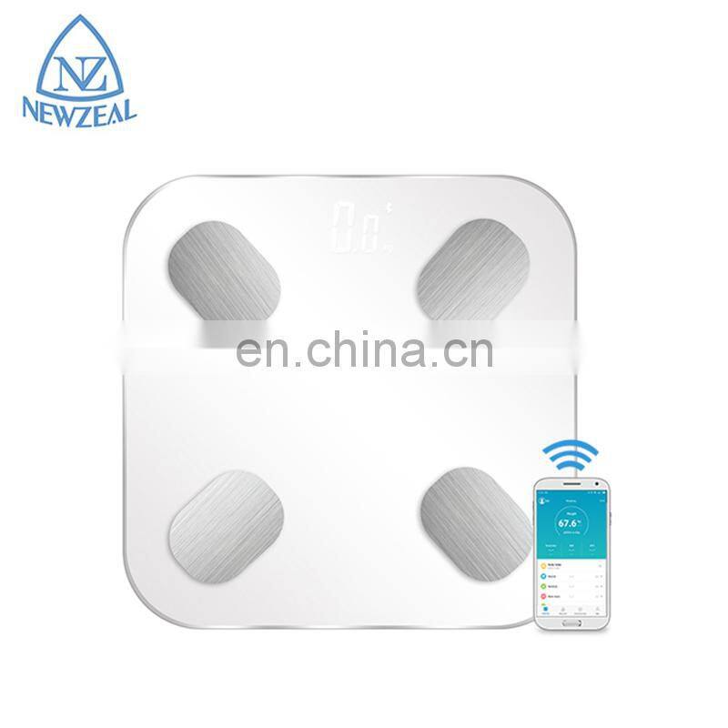 Customized Professional WIFI Smart Scale Fitbit 180Kg Backlit Accurate Digital Bathroom Body Fat Scale