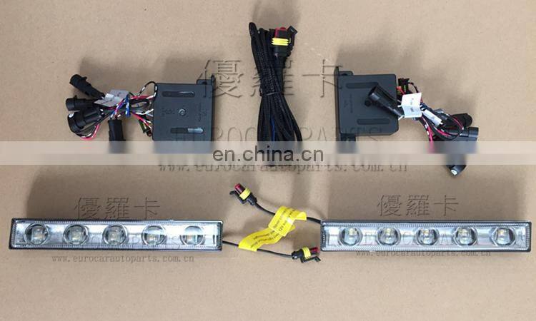 W463 light cover fit for MB G-class W463 to A-style G63 / G65 head light cover with daytime running light for w463 DRL LED