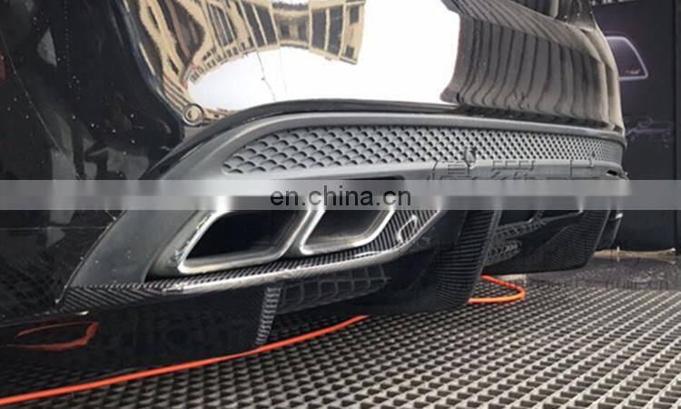 C63 Carbon Fiber diffuser for MB C-Class W205 C63 to C63 PSM style carbon fiber rear diffuser