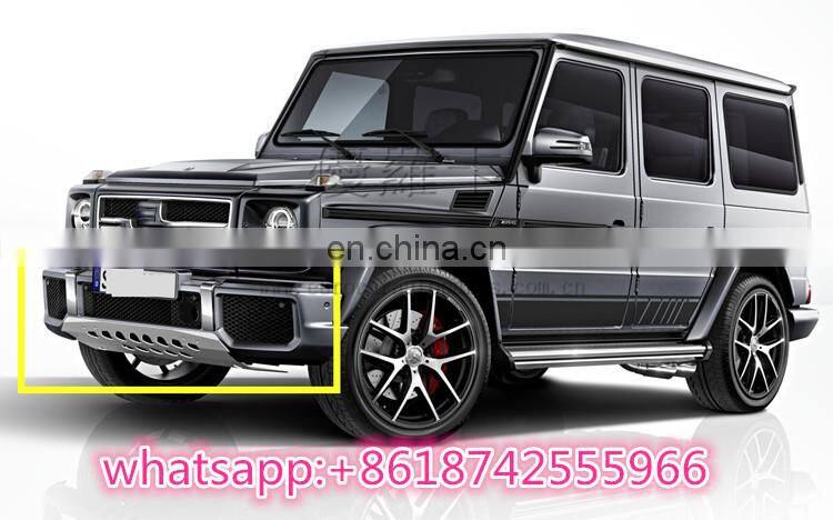 W463 G-class G63 Auto Front Bumper+GUARD SKID PLATE G550 G63 G65 Underride Guard - Edition 463 front skid plate