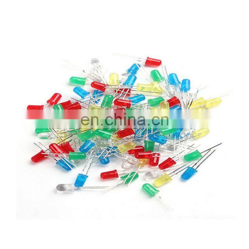 5mm diode Light Assorted Kit DIY LEDs Set White Yellow Red Green Blue electronic Hot sale