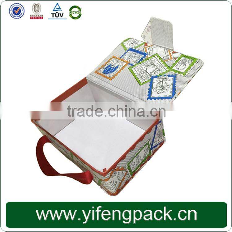 China made cardboard small suitcase gift box