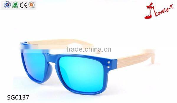 new arrival top quality TAC polarized revo silver lens wood arms sungalsses