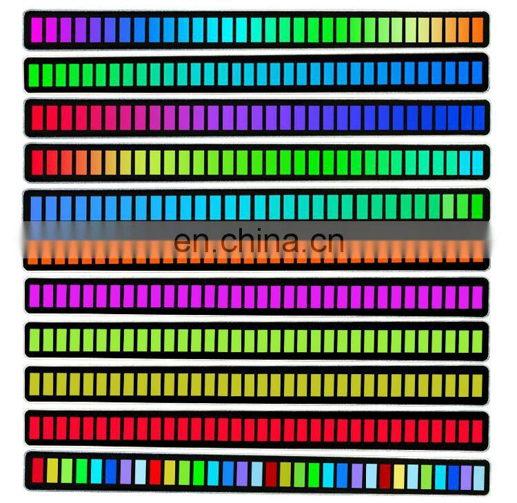 DPBGC18 LED Music Spectrum Display RGB Pickup Rhythm Light Voice-Activated Music Rhythm Light