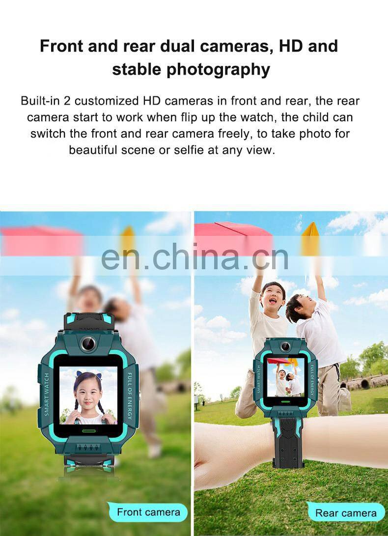2020 new arrive smart wearables electronics LBS positioning kids smartwatch rotary Q19-360