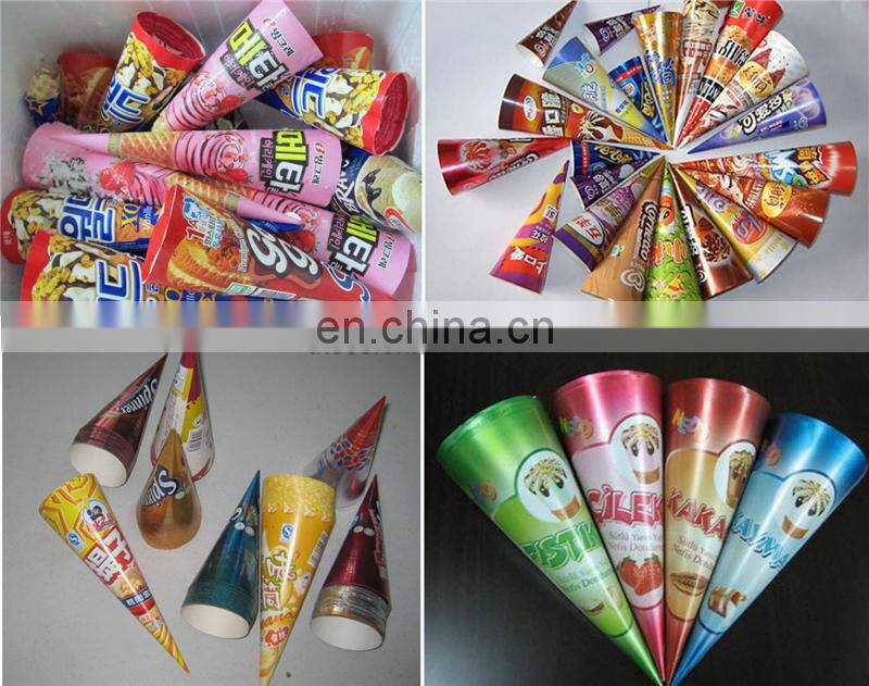 PCF220A automatic flower gift wrapping paper cone holder cup making machine for Bouquet Wedding Decoration