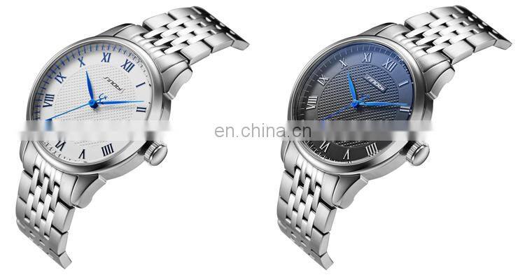 SINOBI Classical Automatic Mens Luxury Watch 316L Stainless Steel Case & Band Calendar Drop Shipping Wristwatch 1246G Montre