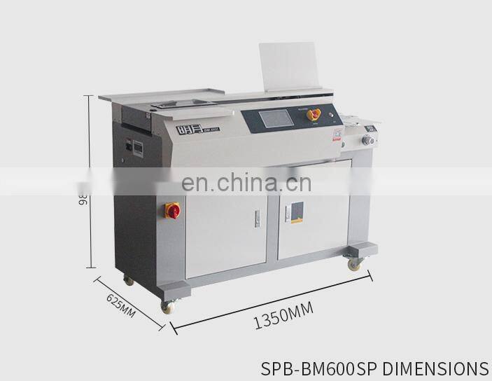 New Product 320Mm Dual-Mode Operation Hot Glue Firm Binding Perfect Binder Machine
