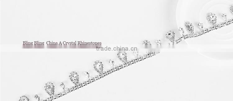 China product crystal ab rhinestone chain sew on cup chain